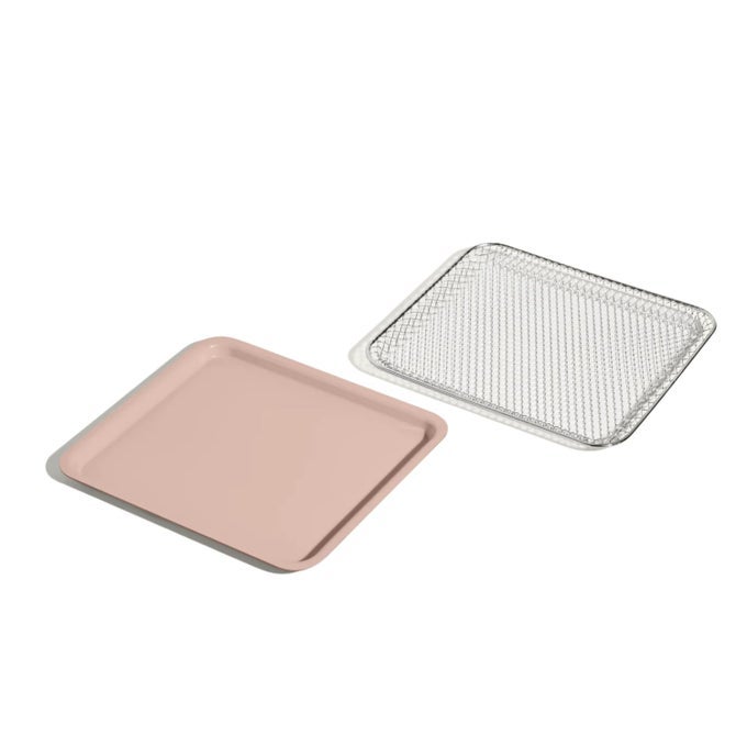 WONDER OVEN ESSENTIALS KIT EXTRA AIR FRYER BASKET NONSTICK CERAMICCOATED BAKE PAN OVEN SAFE ECOFRIENDLY SPICE