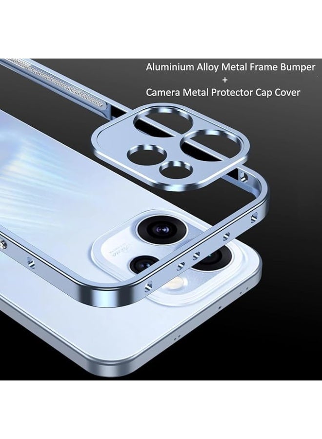 Case Compatible with OPPO Reno 15 Pro Aluminum Alloy Metal Frame with Lens Camera Cap Seahorse Buckle Design Anti-Drop Shockproof Bumper Heat Dissipation Cover - Image 3
