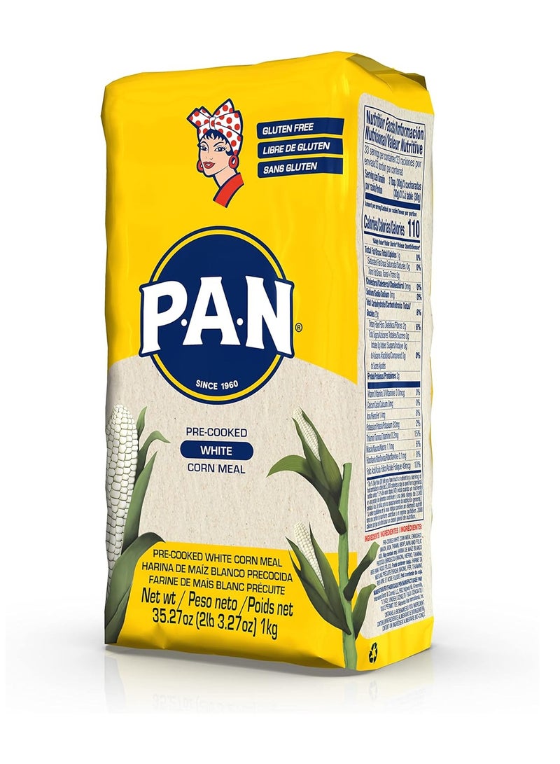 مِقلاة دقيق الذرة الأبيض، مطبوخ مسبقًا 1 كجم - Image 2