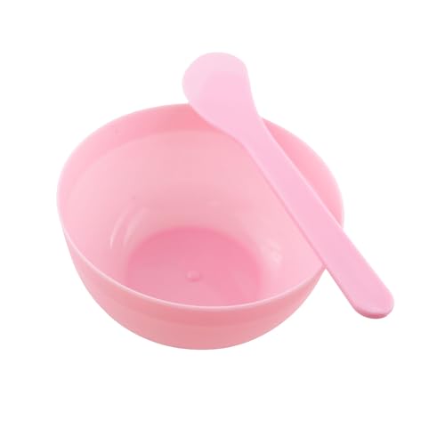 TAODAN 6PCS DIY Glue Mixing Plastic Bowl with Glue Mixing Spoon Pink Beauty Mask Debugging Tool Stirring Stick Cosmetic Slime Making Tools - Image 4