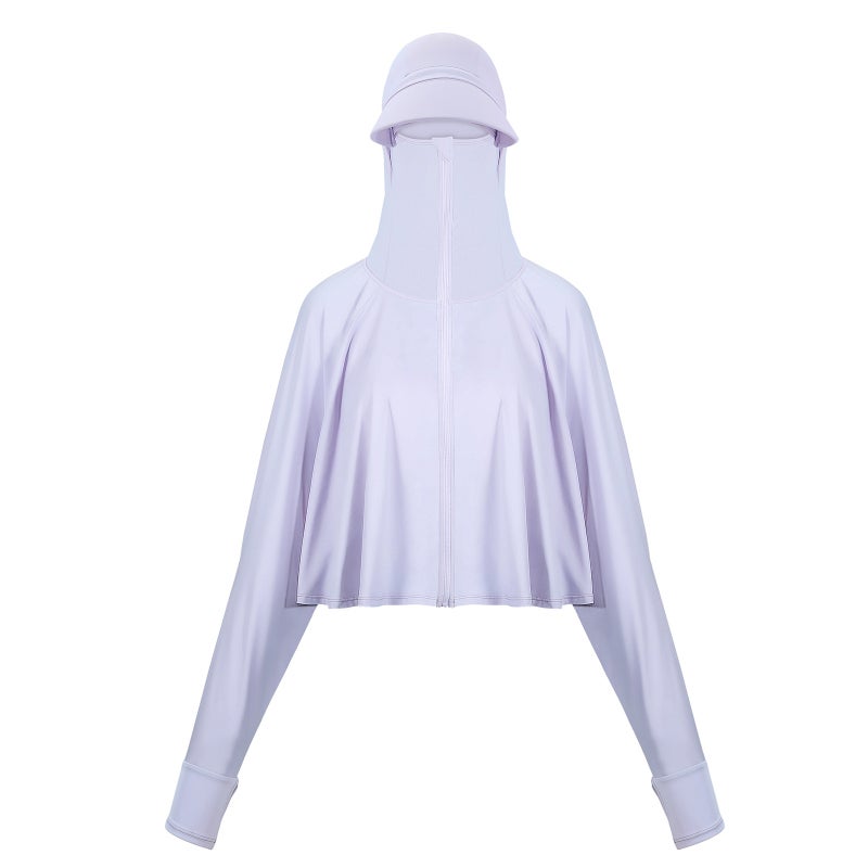 Sunscreen Clothing Summer IceSilk Long Sleeved Rash Guards Breathable Outdoor Fishing Running Sports Sunscreen Hoodie Sunshine Protections Clothing - Image 2