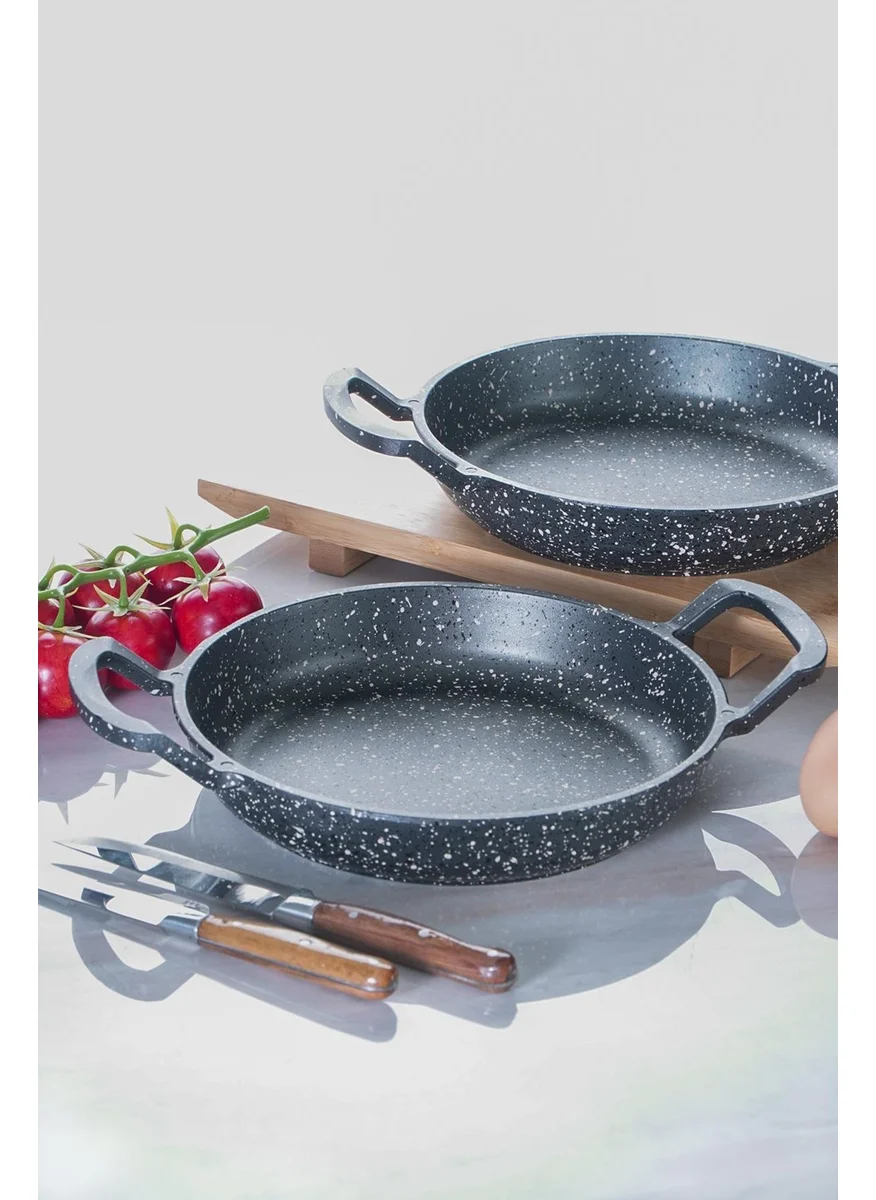 أكار Ada Cast Iron Gray Pan - 20 cm