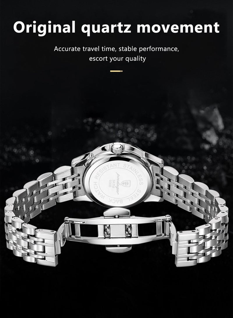 POEDAGAR Watches for Men ,Waterproof Luminous Men's Watch Quartz-Case 41mm - Image 5