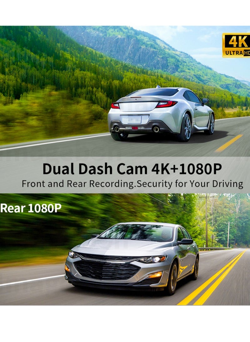 Generic - Wireless Apple Carplay Car Stereo,Portable 10.26 Inch Touch Screen Android Auto,4K Dash Cam,1080p Backup Camera DVR,Drive Mate Carplay Navigation with Mirror Link/Siri/FM/Bluetooth - Image 1
