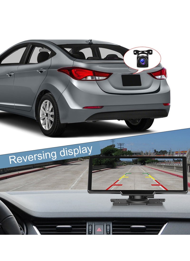Generic - Wireless Apple Carplay Car Stereo,Portable 10.26 Inch Touch Screen Android Auto,4K Dash Cam,1080p Backup Camera DVR,Drive Mate Carplay Navigation with Mirror Link/Siri/FM/Bluetooth - Image 1