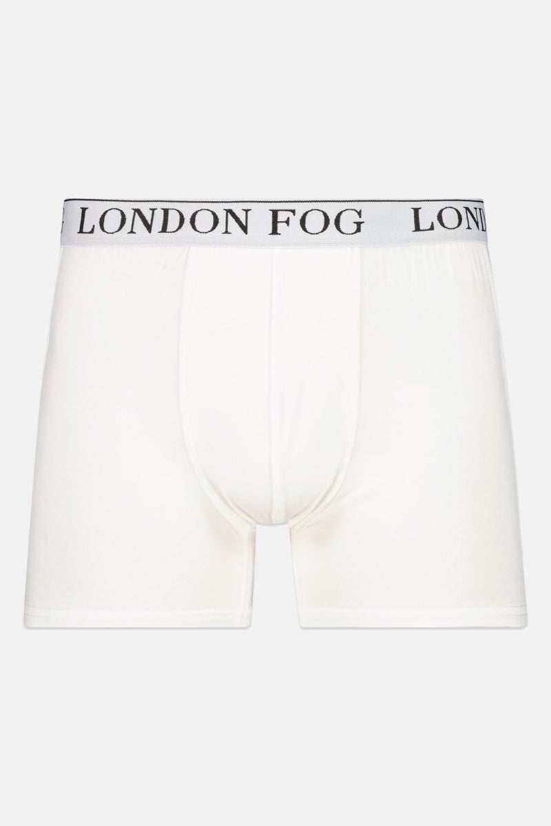 London Fog Men 2 Piece Brand Logo Boxer Briefs, Multicolor - Image 5