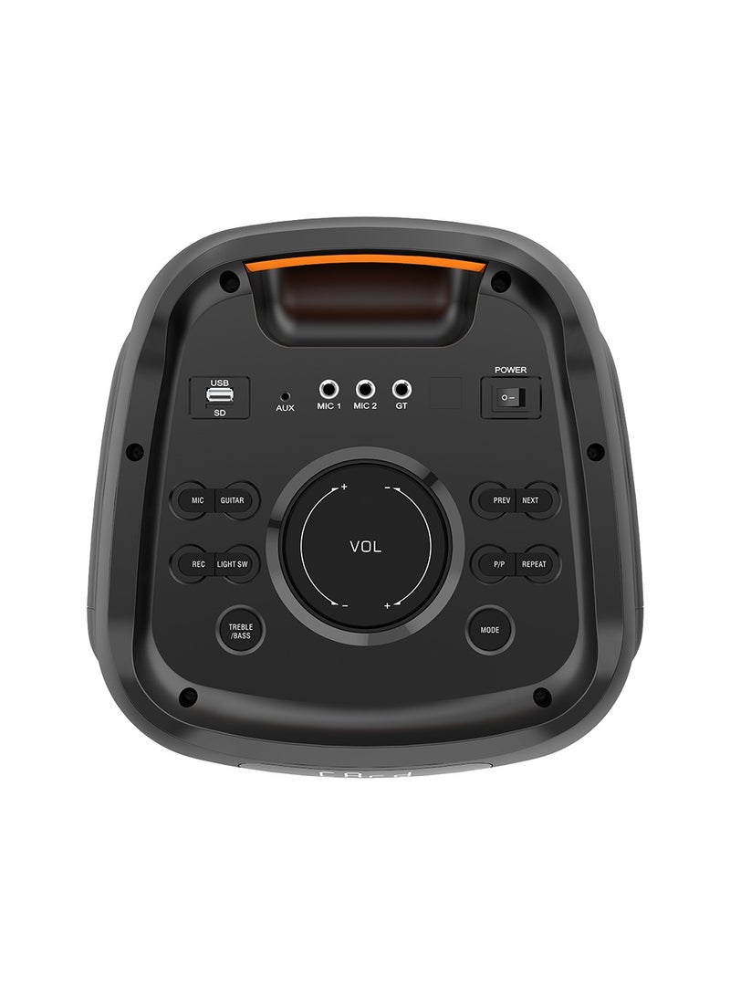 Goaltage PowerBeat Party Speaker including Remote Control and Wireless Microphone with High-Power Wireless Bluetooth Connection - Image 4