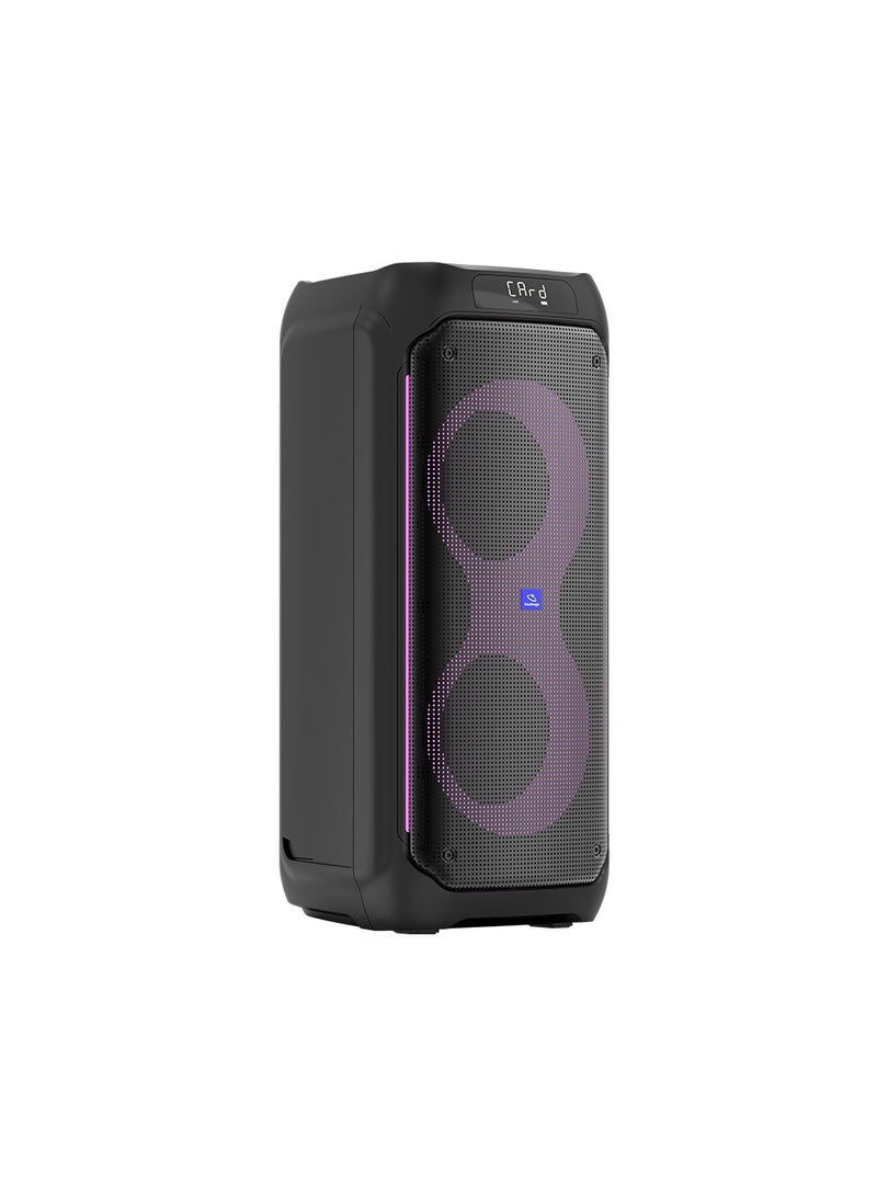 Goaltage PowerBeat Party Speaker including Remote Control and Wireless Microphone with High-Power Wireless Bluetooth Connection - Image 3