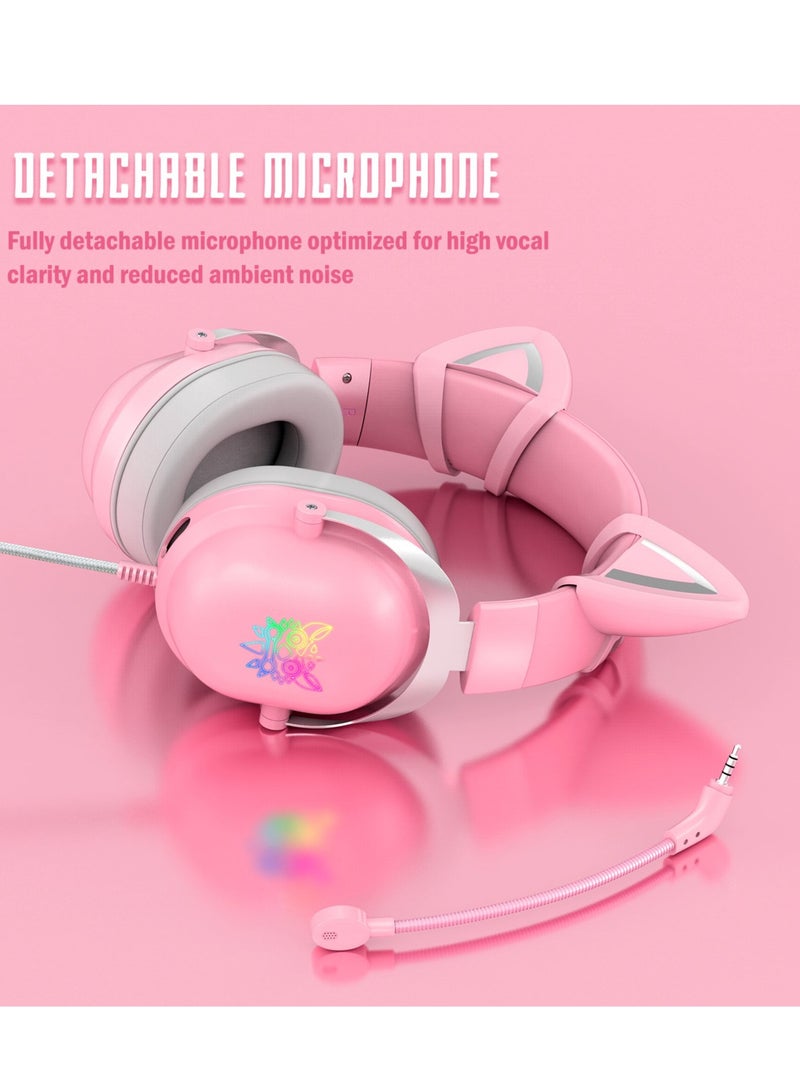 Cat Ear Wired Stereo Gaming Headset - Image 4