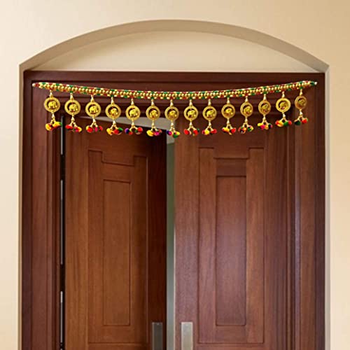 CREYENTES Handmade Elephant Home Decor Door Toran For Home Hangings Decoration And Office Decoration (Multi Colour) 3 Ft Bandarwal Toran, 37 Inches - Image 4