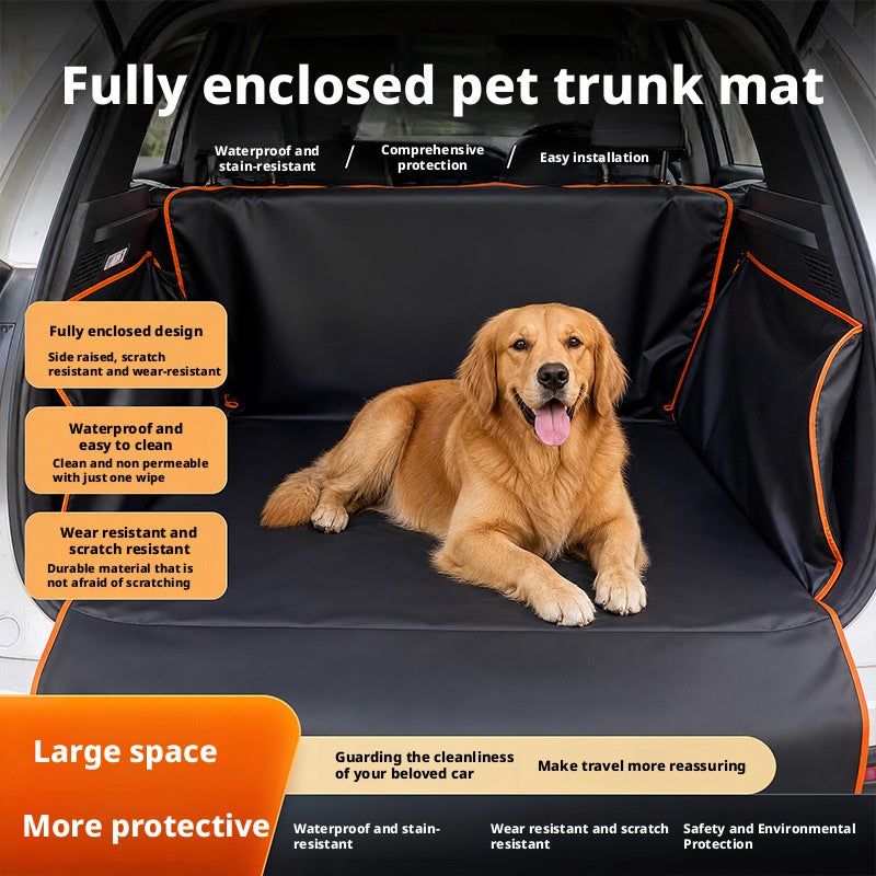 Waterproof Car Trunk Pet Mat, Large Backseat Cover - Image 1
