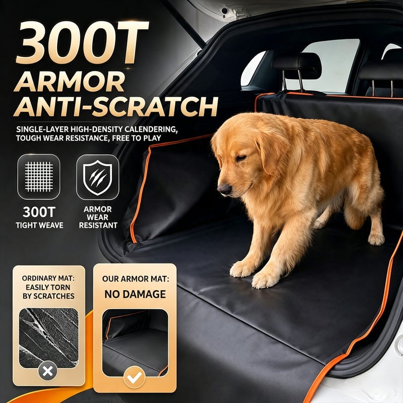 Waterproof Car Trunk Pet Mat, Large Backseat Cover - Image 3