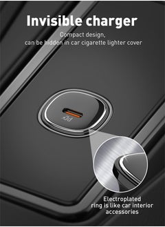 LDNIO 30W Car charger USB PD Super Fast Car charger Black  - Image 4