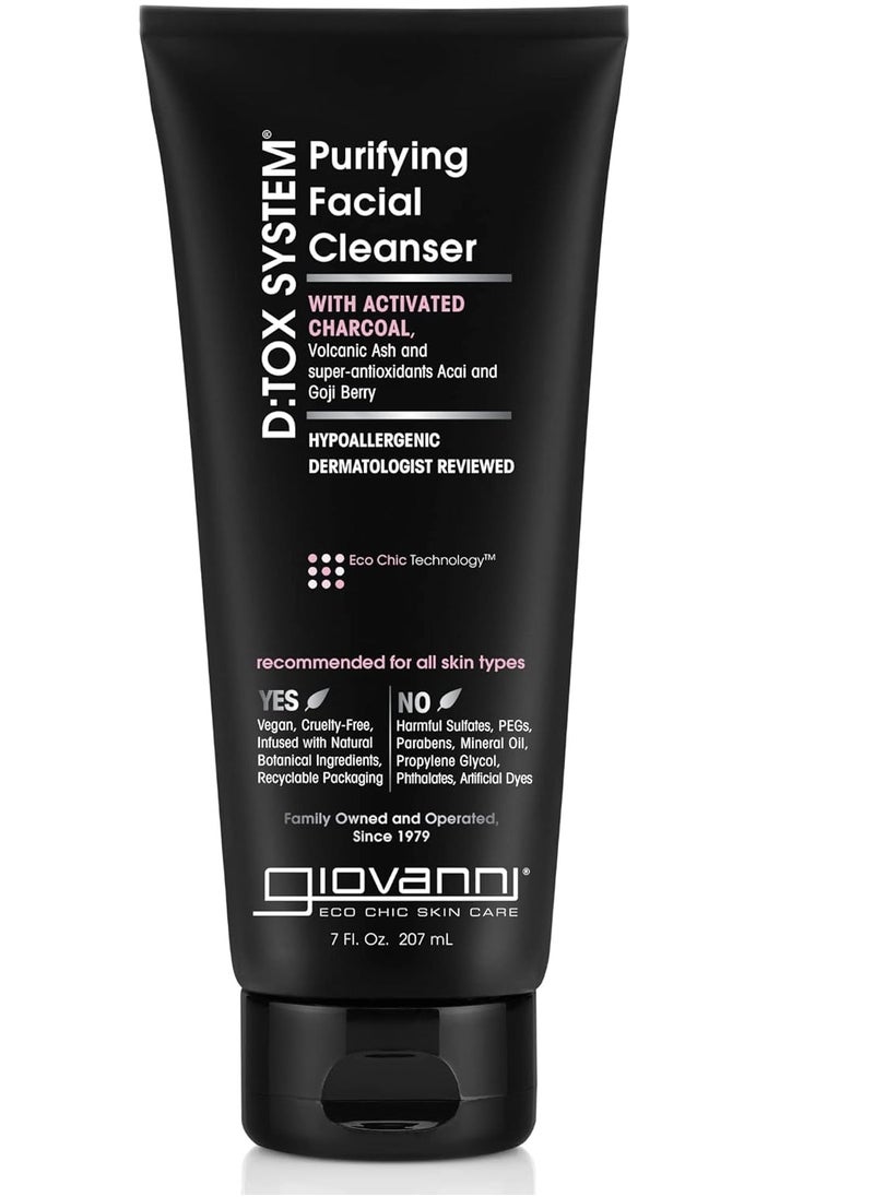 Giovane - Giovanni D:Tox System Purifying Facial Cleanser for Unisex, All Skin Types, 7 oz (Pack of 1) - Image 1