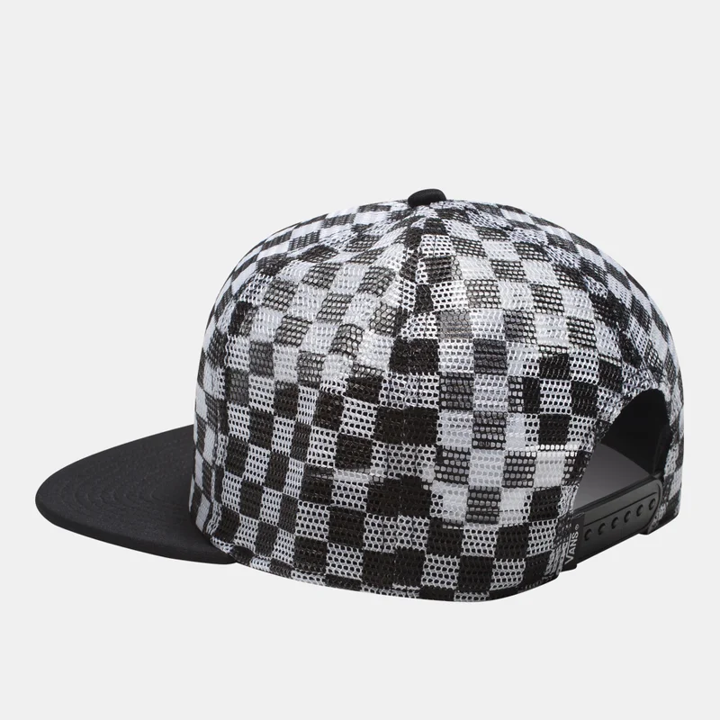 فانز قبعة شبكية رجالية كاملة بتصميم مطرز