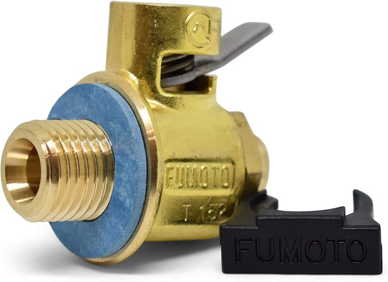 FUMOTO F137S S-Series Large Body Valve with Short Nipple and LC-10 Lever Clip for 12mm-1.75 - Image 1