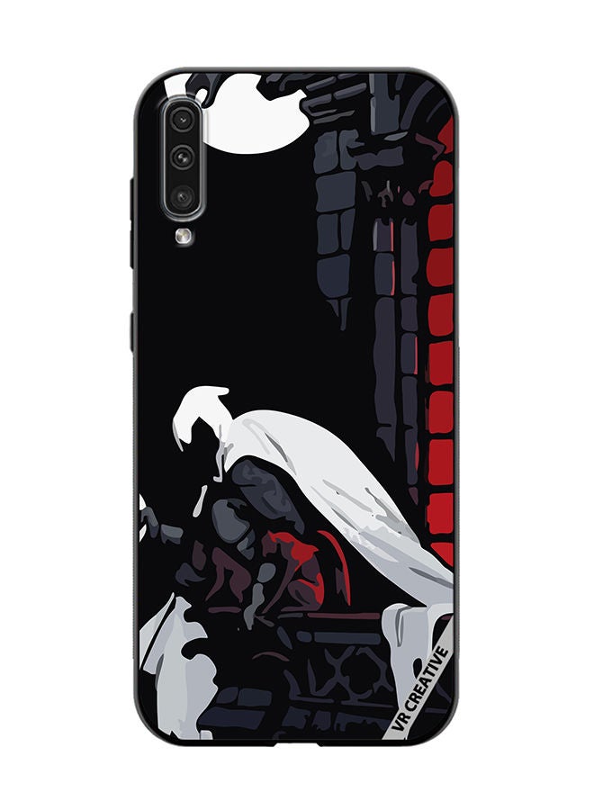 VR CREATIVE Protective Case Cover For Samsung Galaxy A50/A50s Moon Knight Design Multicolour - Image 1