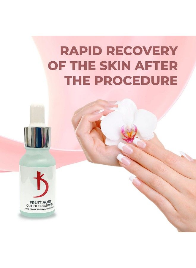 Kodi Professional Fruit Acid Cuticle Remover 15Ml (0.50 Oz) Fast Acting Cuticle Remover Gel Professional Cuticle Softener For Perfect Nails Enriched With Fruit Extracts Nail Cuticle Remover - Image 5