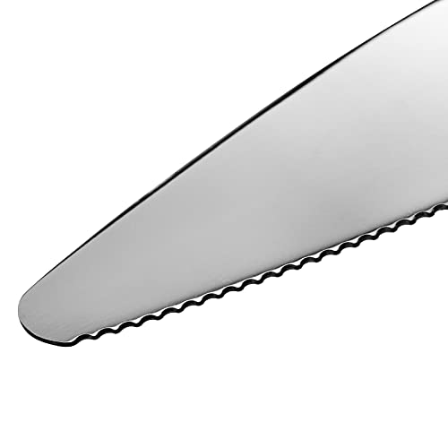 Tosnail 24-Packs Stainless Steel Cake Server Pie Server Pizza Spatula Cake Cutter Slicer Cake Scraper - Image 5