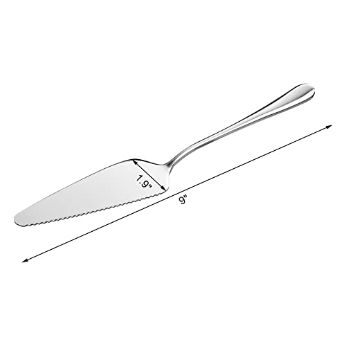 Tosnail 24-Packs Stainless Steel Cake Server Pie Server Pizza Spatula Cake Cutter Slicer Cake Scraper - Image 2