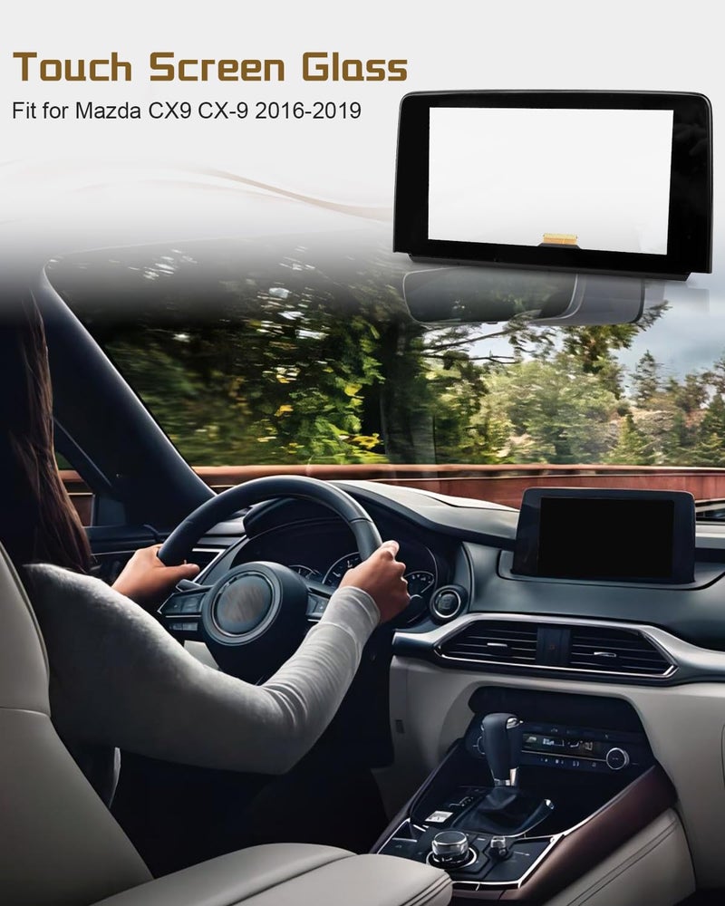JUQAFY TK49-611J0 Touch Screen Glass 8", TK49-611JA Digitizer LCD Monitor Fit for Mazda CX9/CX-9 2016-2019 Replaces TK49-61-1J0a TK49-611J0-B - Image 2