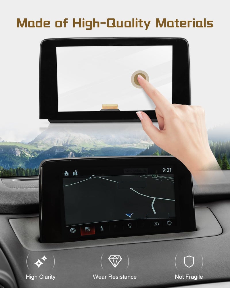 JUQAFY TK49-611J0 Touch Screen Glass 8", TK49-611JA Digitizer LCD Monitor Fit for Mazda CX9/CX-9 2016-2019 Replaces TK49-61-1J0a TK49-611J0-B - Image 3