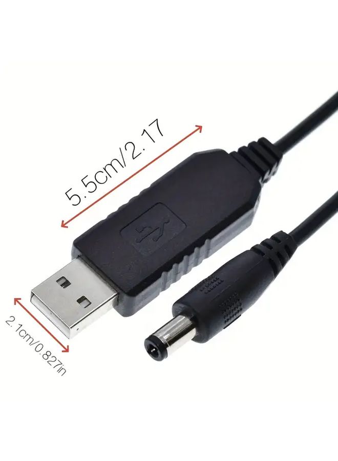 5 فولت تيار مستمر معزز الجهد ومنظم مع مدخل USB لأجهزة التوجيه والمودمات والهواتف الذكية - Image 4