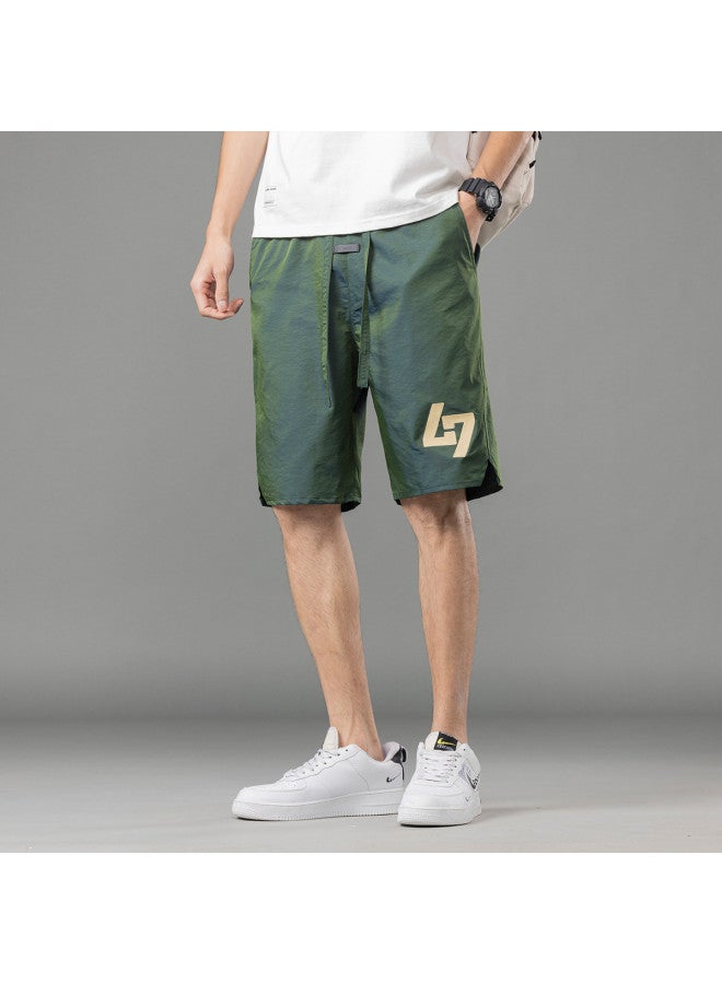 Fapai Men's Casual Shorts Loose Breathable Sports Personality Five-point Daily Versatile Shorts Men - Image 5
