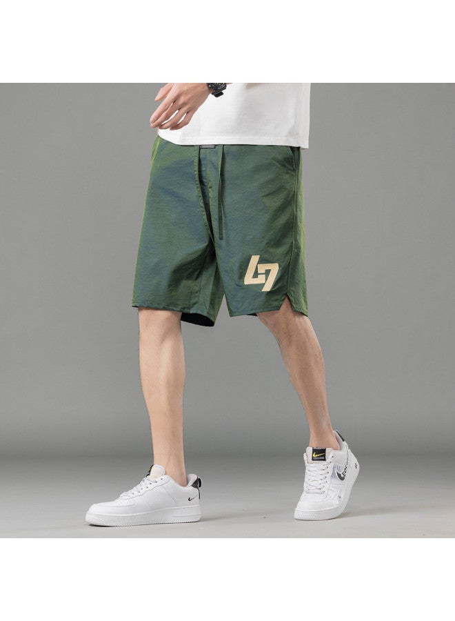 Fapai Men's Casual Shorts Loose Breathable Sports Personality Five-point Daily Versatile Shorts Men - Image 3