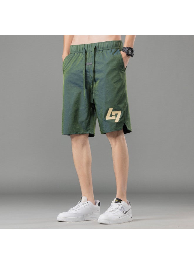 Fapai Men's Casual Shorts Loose Breathable Sports Personality Five-point Daily Versatile Shorts Men - Image 4