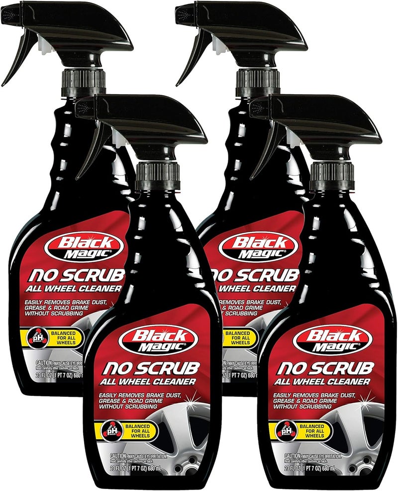 Black Magic BM41023W-4PK No Scrub All Wheel Cleaner, 23 oz. (Pack of 4) - Image 1