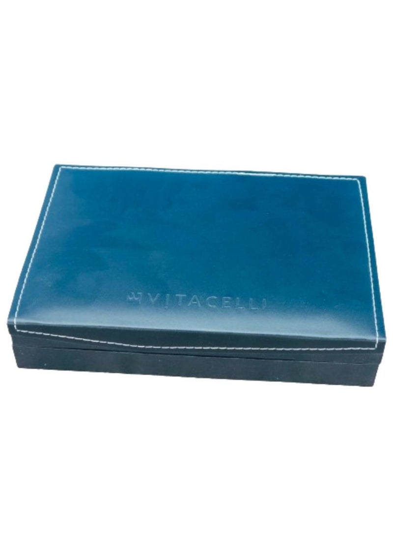 Vitacelli - Luxury Magnetic Gift Box, Black Large Gift Box Folding Gift Boxes for Presents With Lid,Very Suitable for Festival, Birthday, Anniversary, etc (22cm x 4.5cm x 15cm) - Image 1