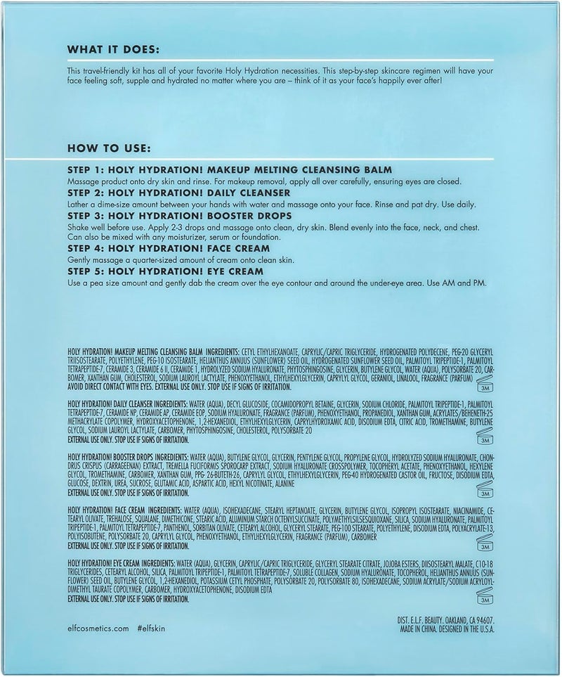 elf e.l.f. Hydrated Ever After Skincare Mini Kit - Image 5