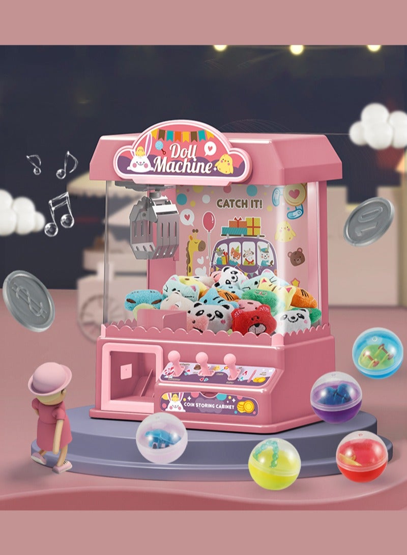 Sharpdo Electronic Doll Machine for Kids, DIY Mini Claw Machine with Music, Light and Candy Grabber for Home Parties, Boys and Girls Fun and Cool Toys Galore Gift - Image 2