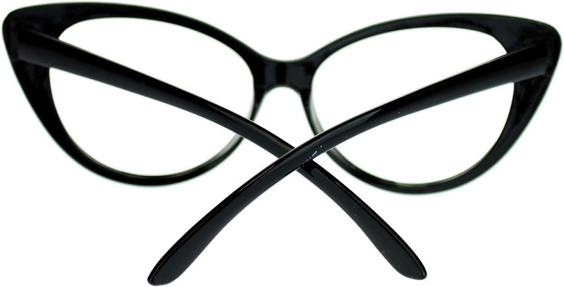 SA106 Womens Goth Mod Chic Classic Retro Cat Eye Optical Glasses - Image 5