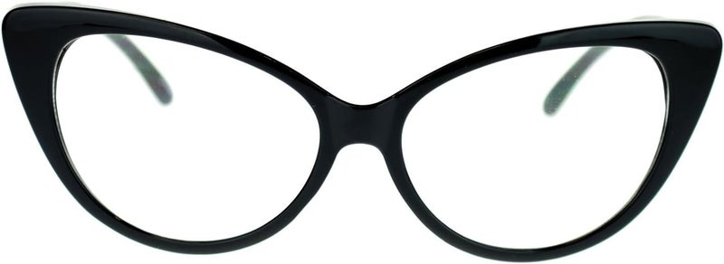 SA106 Womens Goth Mod Chic Classic Retro Cat Eye Optical Glasses - Image 1
