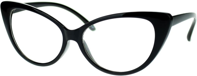 SA106 Womens Goth Mod Chic Classic Retro Cat Eye Optical Glasses - Image 2