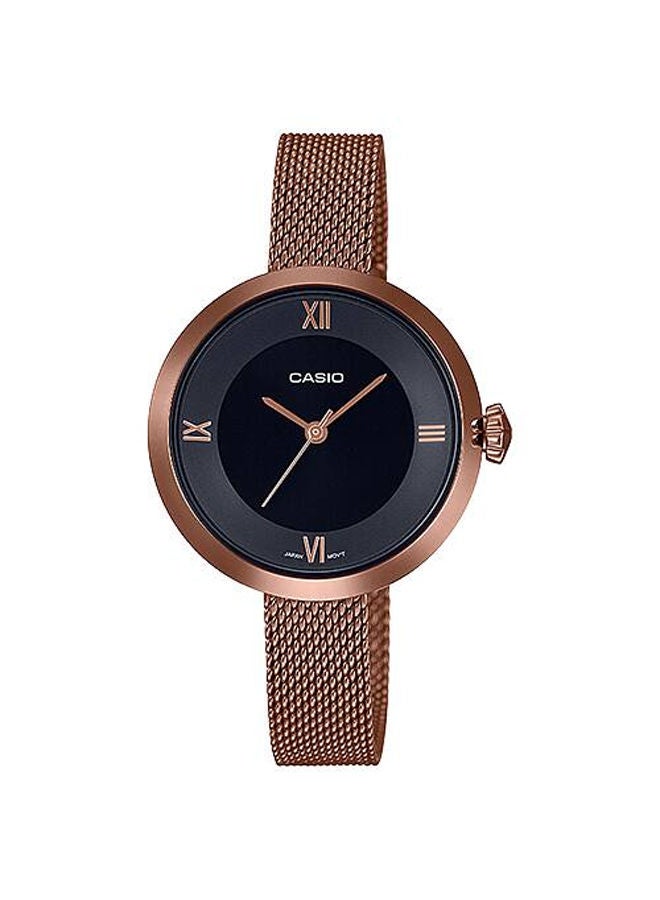 CASIO Stainless Steel Analog Watch LTP-E154MR-1ADF - Image 1