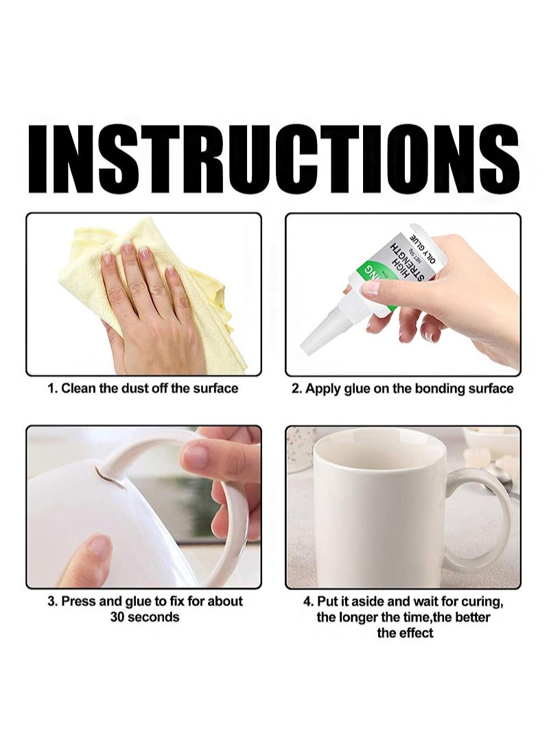 JUE-FISH Multifunctional Glue，Welding High-Strength Oily Glue,  Instant Bonding Strong Adhesion Repairs Last Long Time for Metal, Plastic, Wood, Ceramics, Leather (50g, 2 pieces) - Image 2