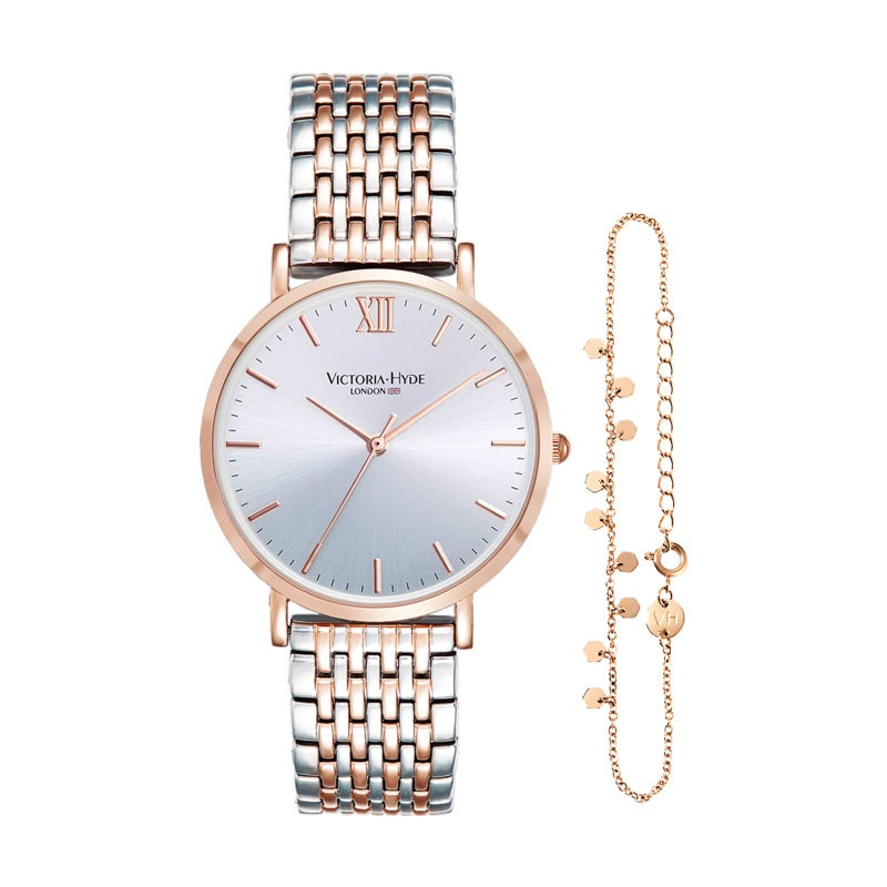VICTORIA HYDE Watches for Women Gold Womens Wrist Watches Stainless Steel Quartz Watch Beautiful Ladies Watch with Bracelet - Image 2