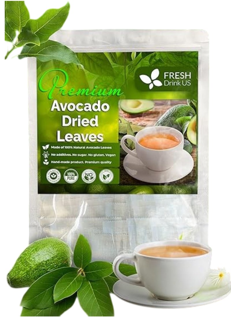 FRESHDRINKUS Avocado Dried Leaves, 100% Natural & Pure form Avocado Leaves, 120 Leaves  - Image 1