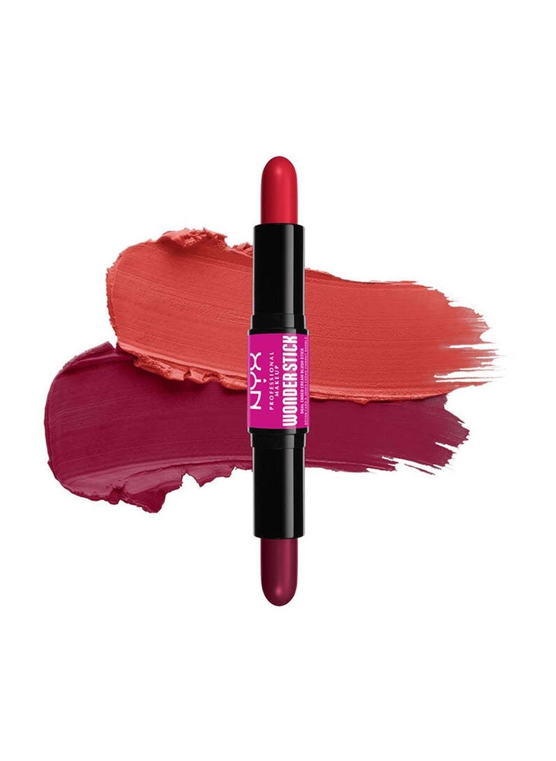 NYX PROFESSIONAL MAKEUP Wonder Stick Cream Blush Bright Amber + Fushsia  - Image 2