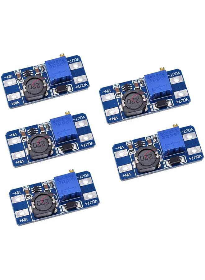 promass 5pcs MT3608 2A DC-DC Converter 2-24V to 5-28V Boost Module - Image 1