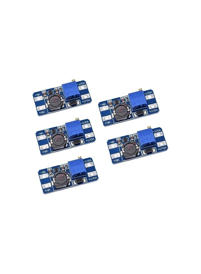 promass 5pcs MT3608 2A DC-DC Converter 2-24V to 5-28V Boost Module - Image 2
