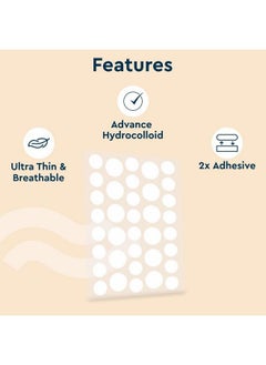 GUBB Acne Pimple Patches Invisible Facial Stickers Cover With 100% Hydrocolloid Pimple Patches For Face Acne Patches For Face (36 Pieces)  - Image 4