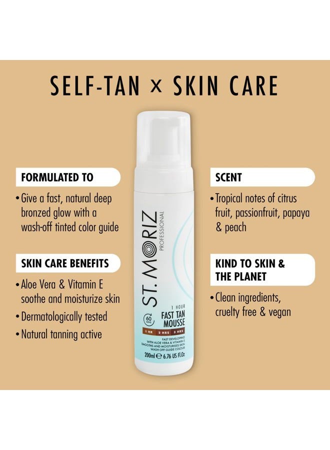 St. Moriz Self Tanning Fast Self Tanning Mousse (With Shade Control) 6.7 oz - Image 3