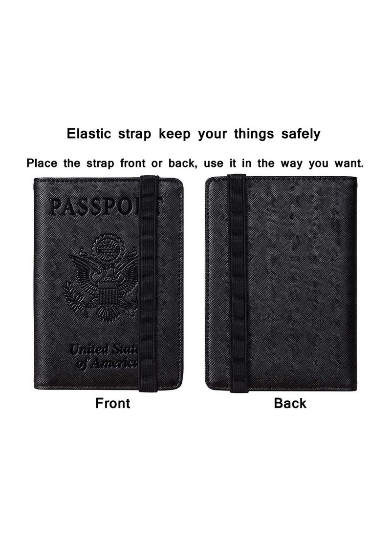 Travelambo - Passport Wallet Passport Holder Cover Case Leather - Image 1