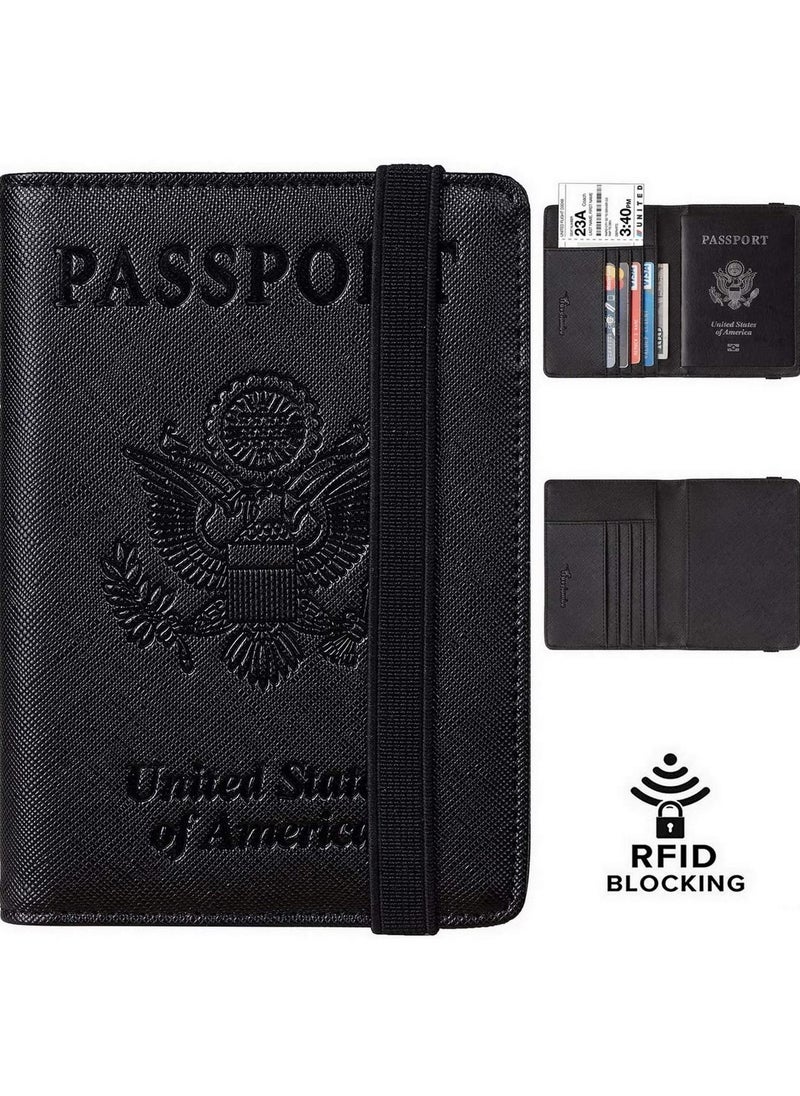 Travelambo - Passport Wallet Passport Holder Cover Case Leather - Image 1