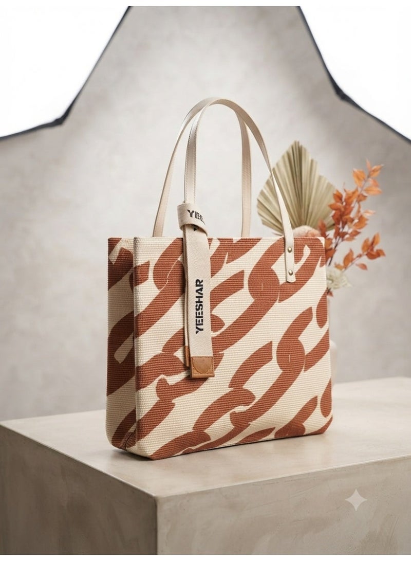 Yeshan canvas tote beach bag - Image 1