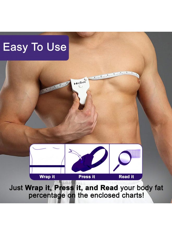 MyoTape MyoTape Body Measure Tape - Arms Chest Thigh or Waist Measuring Tape for Personal Trainer or Home Fitness Goals  - Image 4